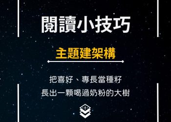 閱讀小技巧-主題建架構